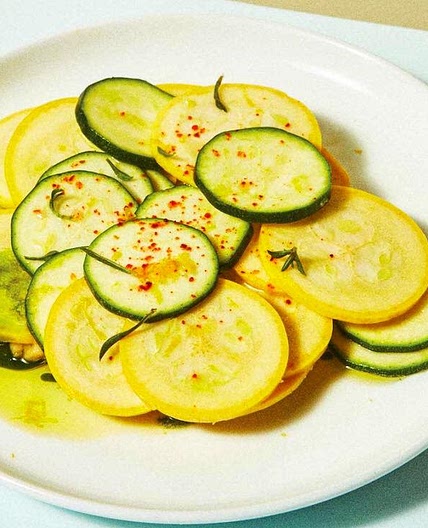 Estela's Summer Squash with Pine Nuts & Miso