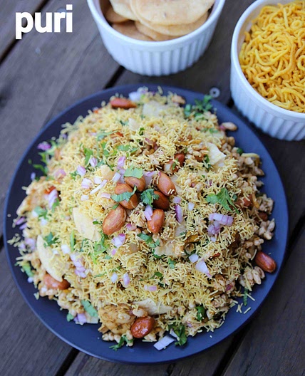 bhel puri recipe | bhel poori | bhel puri chaat | bhel recipe