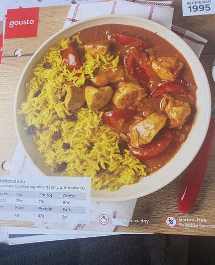 Mild chicken curry