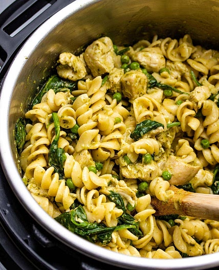Instant Pot Pesto Chicken Pasta