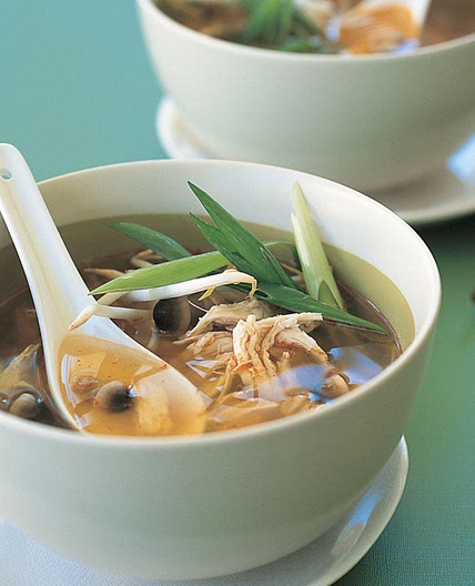 Hot and sour chicken soup