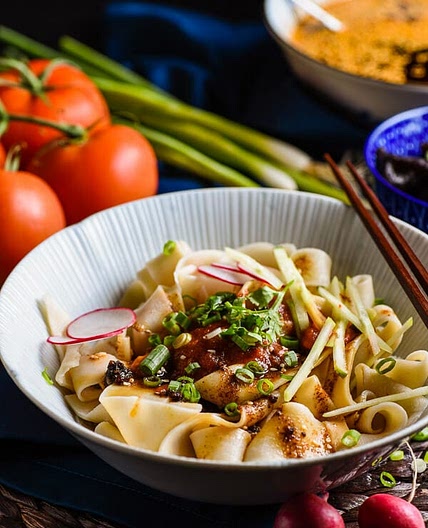 Biang Biang Noodles (Chinese Hot Sauce Noodles)