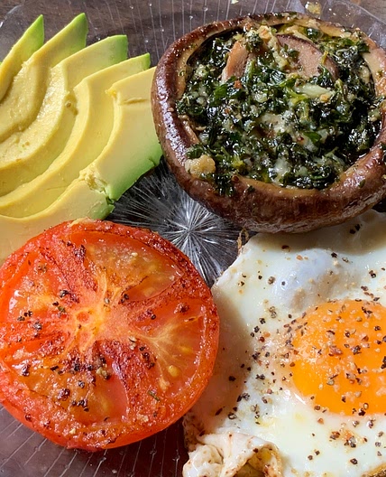Sunday brunch (low salt low carb)