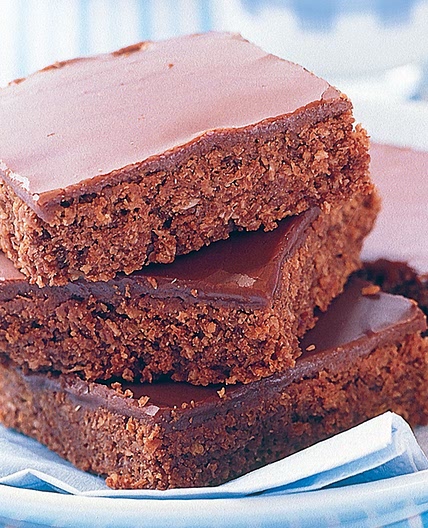Chocolate and coconut Weet-Bix slice recipe