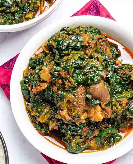 Efo riro - Nigerian Spinach Stew