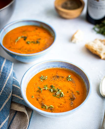 Roast Tomato & Garlic Soup - Donal Skehan | EAT LIVE GO