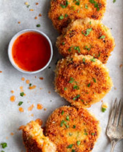 Extra Crispy Asian Salmon Cakes