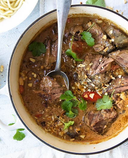 Slow Cooker Satay Beef recipe
