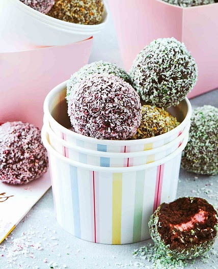Marshmallow lamington balls recipe