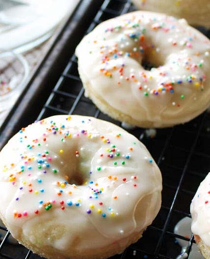 Vegan Confetti Doughnuts