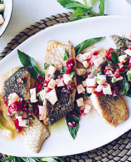 Barramundi with Pineapple Salsa recipe