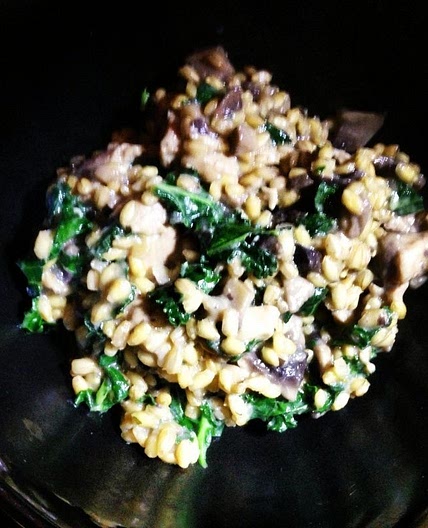 Barley Risotto with Chicken