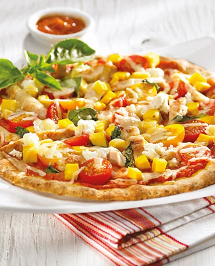 Pizza exotique pour les tout-petits
