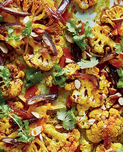 Antoni Porowski’s Cauliflower Steaks with Turmeric and Crunchy Almonds