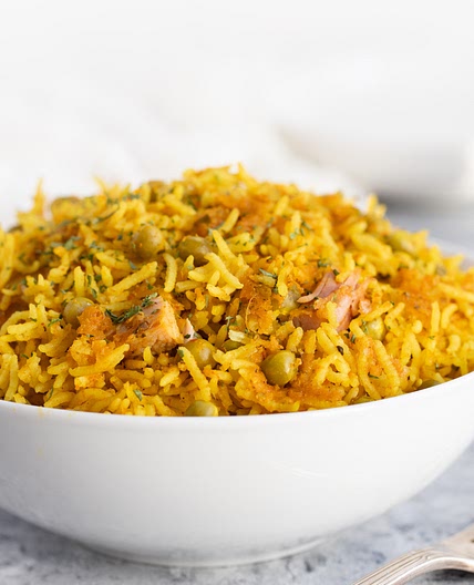 Puerto Rico's National Dish is Arroz con Gandules (Rice With Pigeon Peas)
