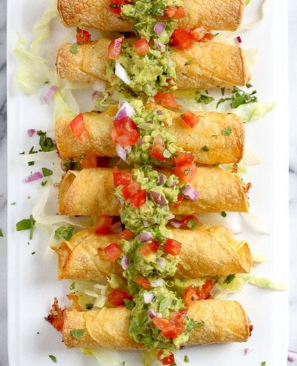 Baked Shrimp Taquitos