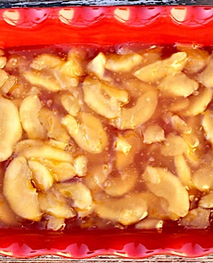 Apple Caramel Dump Cake with 4 Ingredients!
