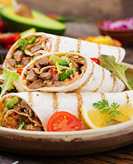 Burrito au Saint-Paulin