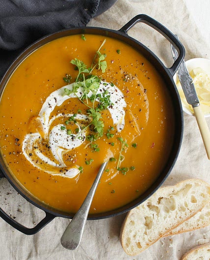 Slow-Cooked Pumpkin Soup recipe
