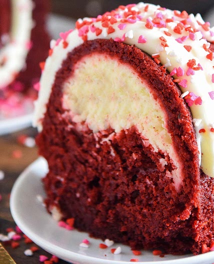 Red Velvet Cream Cheese Bundt Cake