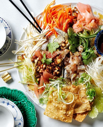 Chinese New Year raw fish salad