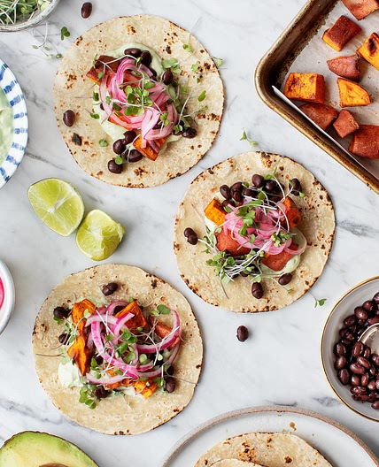 Avocado Sweet Potato Tacos