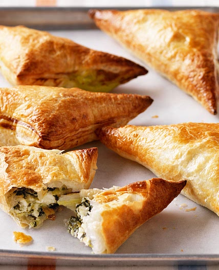 Spinach & feta turnovers