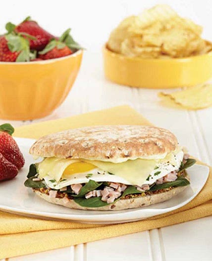 Sandwich coquin au jambon