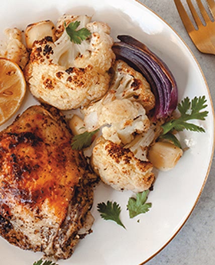 Crispy Za'atar Chicken and Cauliflower