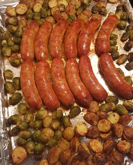 Easy Sheet Pan Italian Sausage Bake