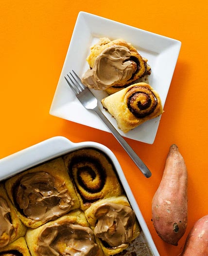 Sweet Potato Cinnamon Rolls