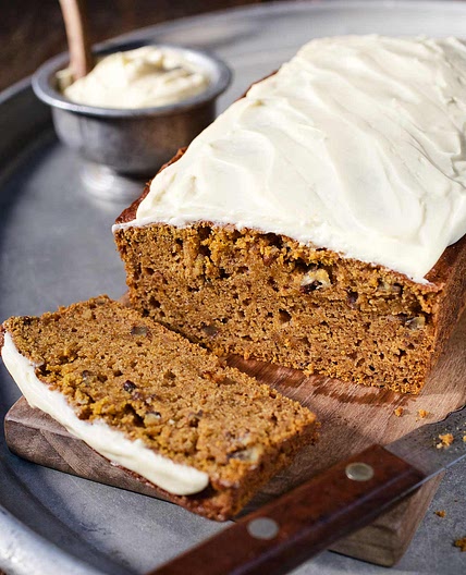 Spiced Maple Pecan Pumpkin Bread