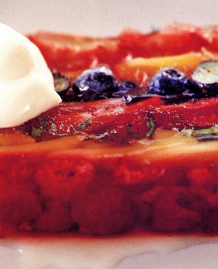 Terrine of summer fruits