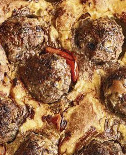 Nadiya Hussain's Seekh Kebab Toad in the Hole