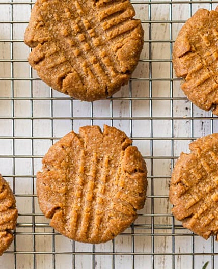 3-Ingredient Peanut Butter Cookies
