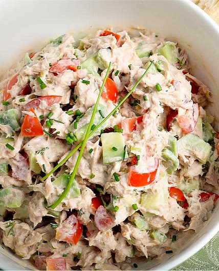 Tuna, Avocado and Tomato Salad