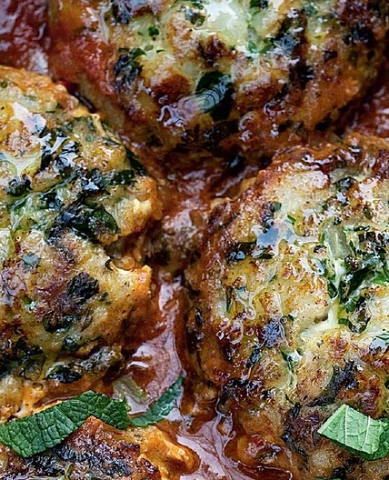 Cod Cakes in Tomato Sauce