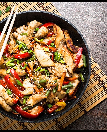 Simple Chicken Stirfry