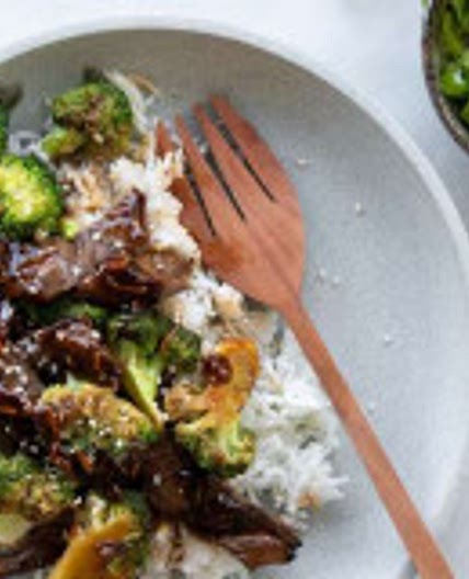 MONGOLIAN BEEF AND BROCCOLI
