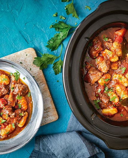 Slow cooker Italian beef with gnocchi recipe