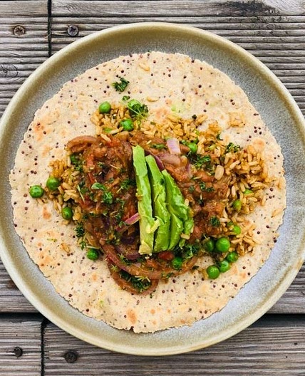 Mexican Rice Burritos