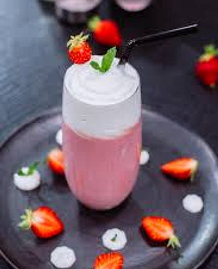Milkshake à la fraise