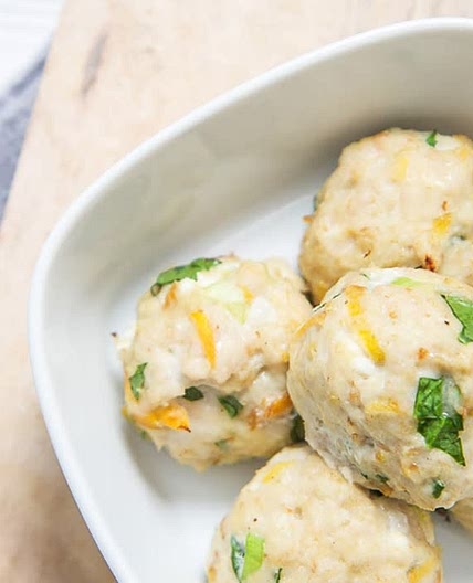 Mini Chicken + Carrot Meatballs