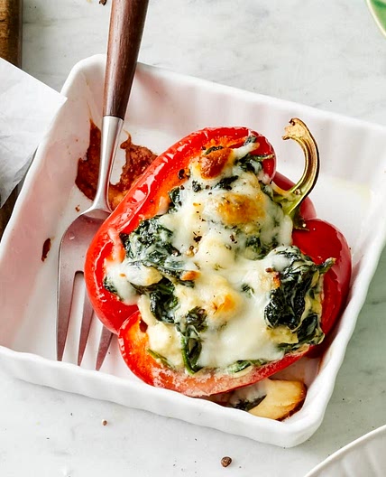Spanakopita Stuffed Peppers