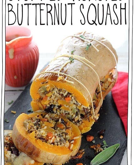 Stuffed Roasted Butternut Squash