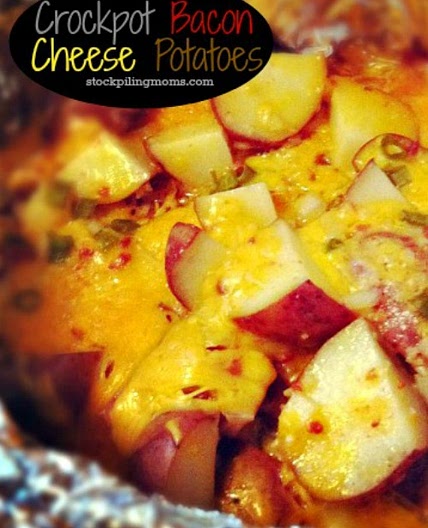 Crockpot Bacon Cheese Potatoes