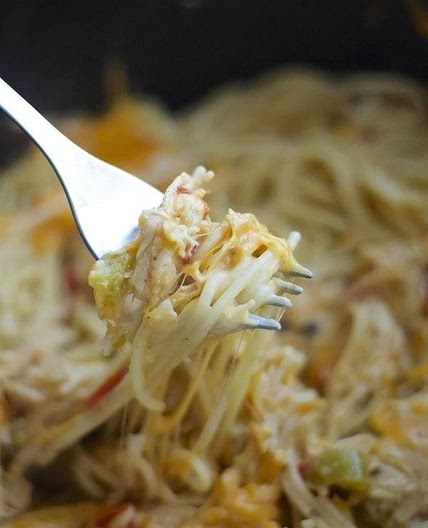 Crockpot Chicken Spaghetti Recipe