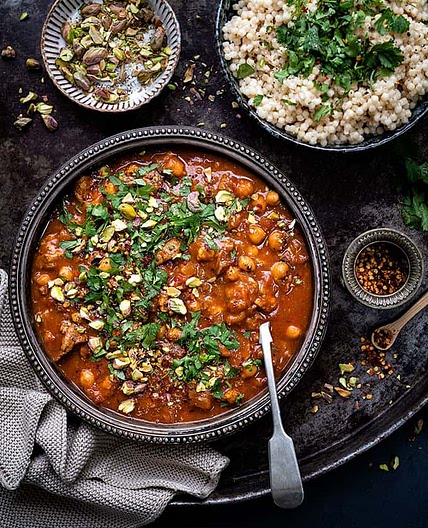 Moroccan lamb tagine