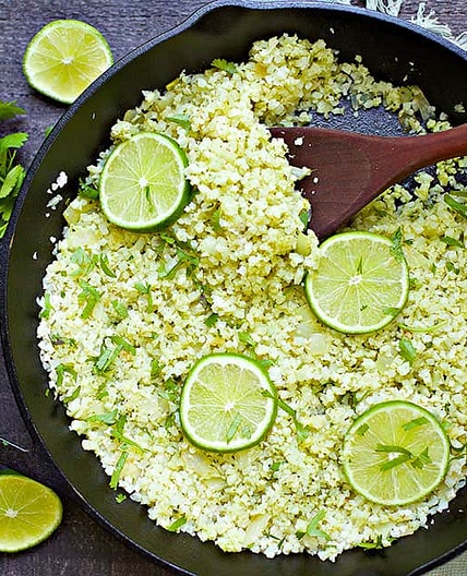 Cilantro Lime Cauliflower Rice