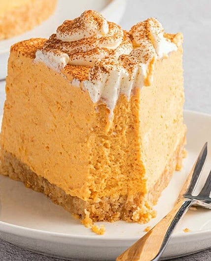 No Bake Pumpkin Cheesecake (Keto!)